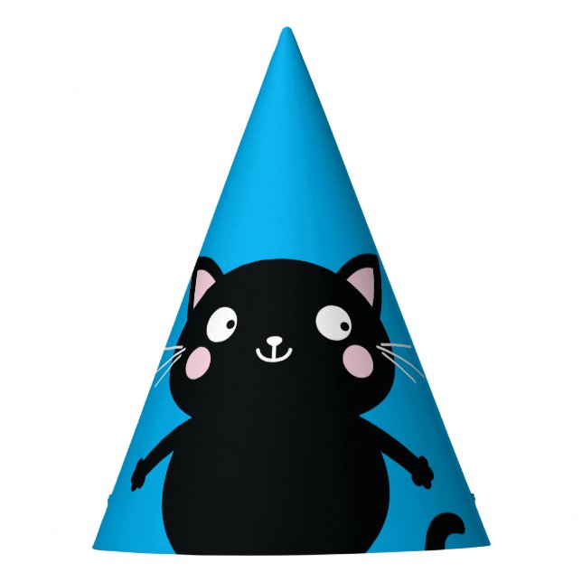 Chapeaux De Fètes Thème de fête d'anniversaire de Cat Cute Kitty (Devant)