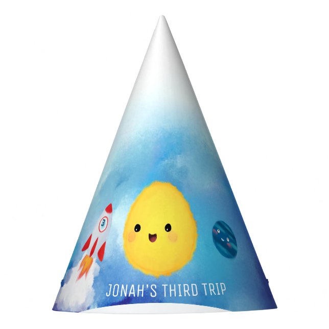 Chapeaux De Fètes Thème spatial Révolution spatiale (Devant)