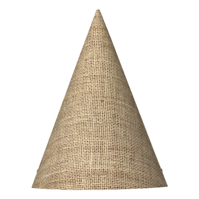 Chapeaux De Fètes Toile de jute rustique de cru de pays (Devant)