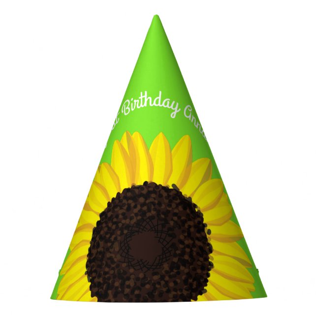 Chapeaux De Fètes Tournesol fête d'anniversaire (Devant)