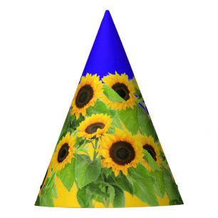 Chapeaux De Fètes Tournesols Casquette du Parti Papier Couleurs du d