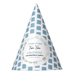 Chapeaux De Fètes Train Vintage 2e Anniversaire – Fête Choo Choo