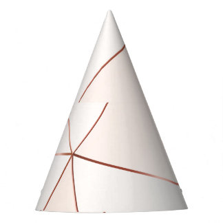 Chapeaux De Fètes Triangles en cuivre, métallique, parties scintilla