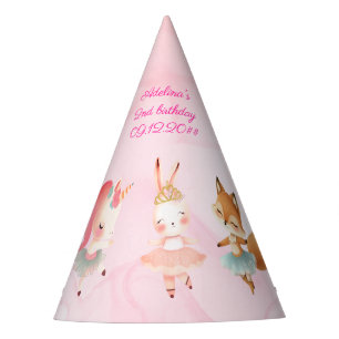 Chapeaux De Fètes Tutu Cute Ballerina Ballet Animaux Fête d'annivers