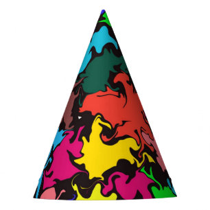 Chapeaux De Fètes Twirl coloré Abstrait / Papier