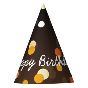 Chapeaux De Fètes Un joyeux anniversaire dans les parkles