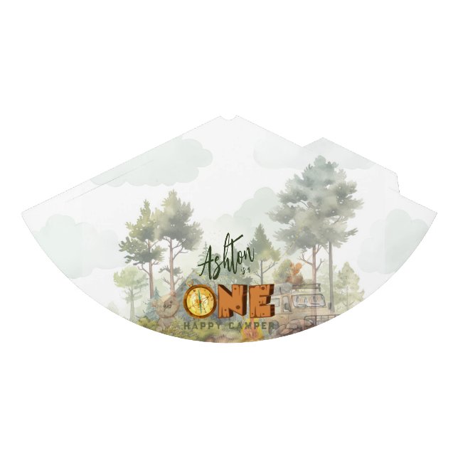 Chapeaux De Fètes Un Joyeux Camper Premier anniversaire (Devant)