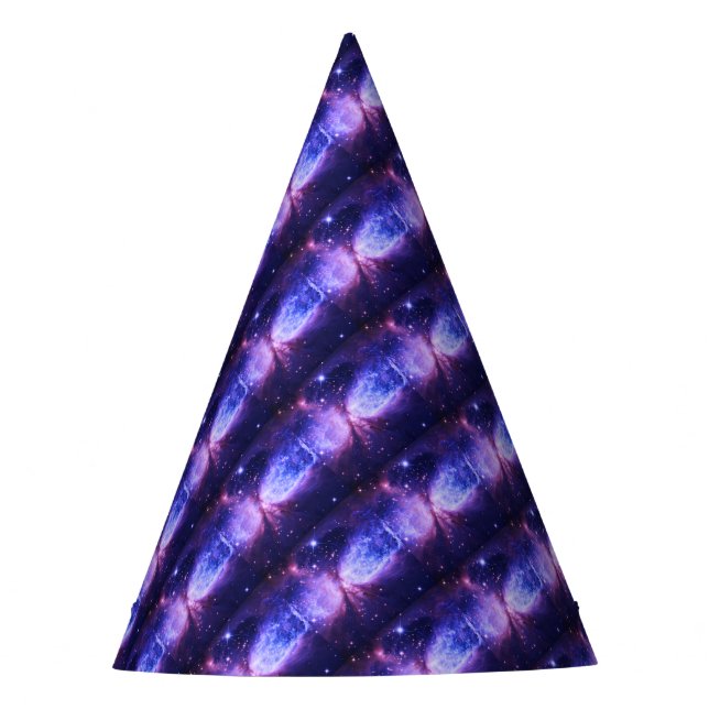 Chapeaux De Fètes Une Étoile Est Née Bleu Violet (Devant)