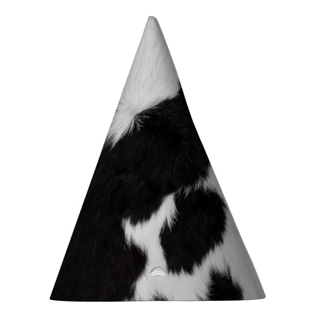 Chapeaux De Fètes vache cache noir blanc casquette du parti (Droite)