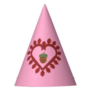 Chapeaux De Fètes Valentines Day Love Heart Acorn