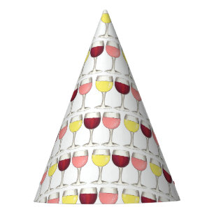 Chapeaux De Fètes Verre Rouge Blanc Rosé Verres Vin Vin Louveur de v
