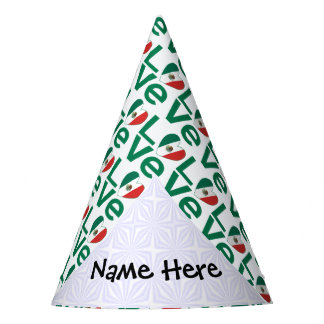 Chapeaux De Fètes Vert AMOUR Mexicaine