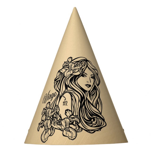 Chapeaux De Fètes Vierge du zodiaque aspect antique (Devant)