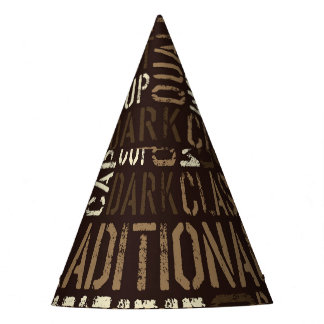 Chapeaux De Fètes Vintage café expérience Motif sans couture