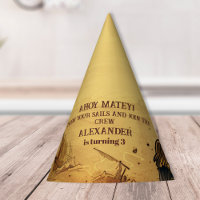 Vintage Pirate Anniversaire Fête Ahoy Matey Ancien