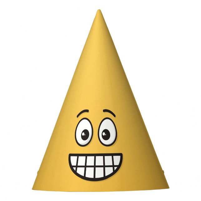 Chapeaux De Fètes Visage de broyage avec yeux ouverts (Devant)