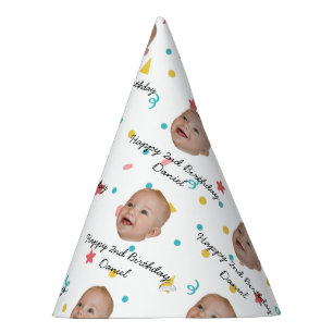 Chapeaux De Fètes Visage Personnalisé 1er 2ème 10ème 20ème 30ème 40 