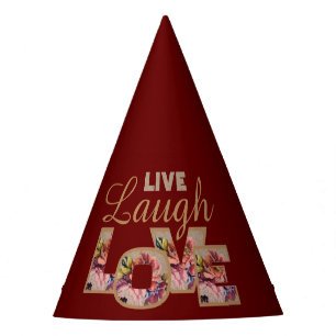 Chapeaux De Fètes Vivant, rire, amour