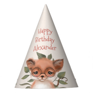 Chapeaux De Fètes Woodland Thème Anniversaire Fête pour Garçon