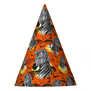 Chapeaux De Fètes Zebra African Savanna Wild Animal