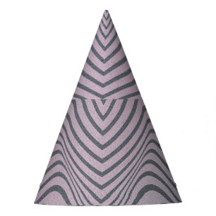 Chapeaux De Fètes Zèbre psychédélique : Grainy Vintage Stripes.
