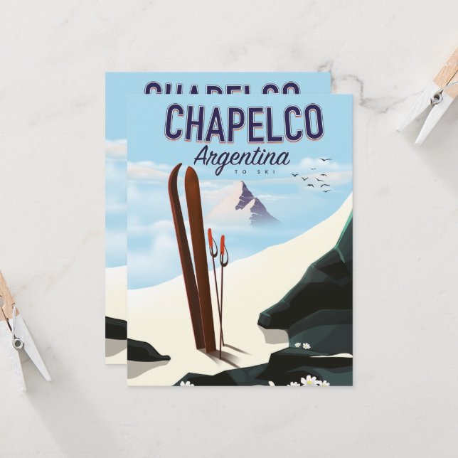 Chapelco Argentine à Ski (Devant/Arrière en situation)