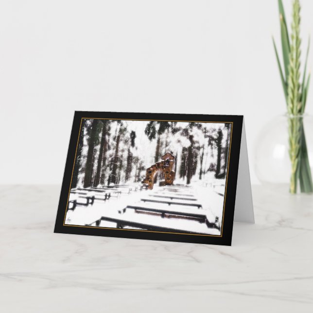 Chapelle des Bois avec une carte moelleuse (Devant)