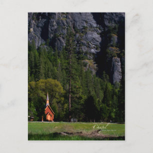 Chapelle en Yosemite Carte postale