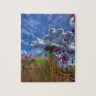 Chapelle sur le puzzle de colline