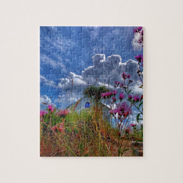 Chapelle sur le puzzle de colline (Vertical)