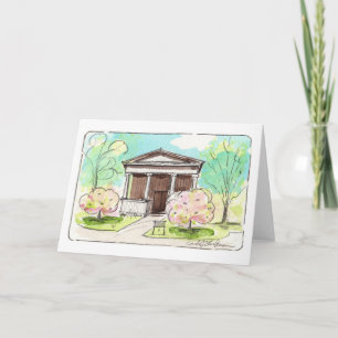 Chapelle Wade au cimetière Lakeview Carte pliée