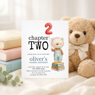 Chapitre deux ours livre garçon 2e anniversaire