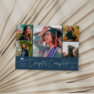 Chapitre Terminé Carte de photo multi-grad bleu ma