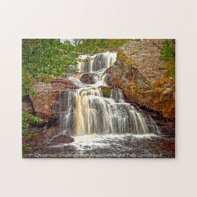 Chapman Water Falls  Connecticut. Puzzle (Horizontal)