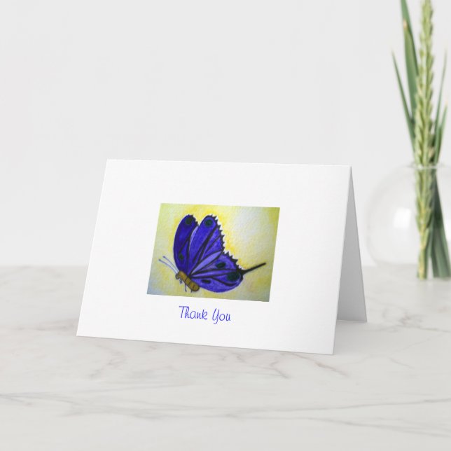 Chaque beau carte de remerciements de cadeau… (Devant)