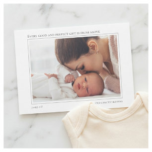 Chaque bon cadeau d'en haut Photo de maman et bébé