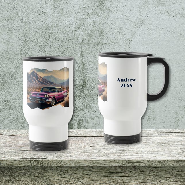 Chaque classique raconte une histoire Travel Mug (Customizable; with/without personalization.  
Personalize, Edit Using Design Tool.
)