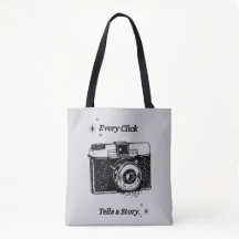 Chaque clic raconte une histoire | Sac fourre-tout