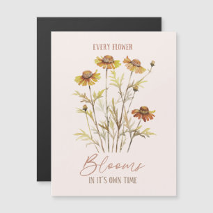 Chaque fleur fleurit dans son propre temps -Floral