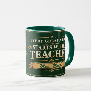 Chaque Grand Artiste Commence avec un Mug Cadeau p