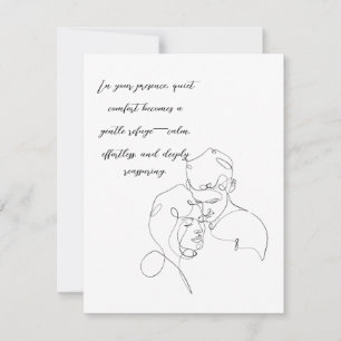 Chaque jour avec des cartes d'amour au coeur