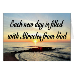 CHAQUE JOUR EST DES MIRACLES DE DIEU
