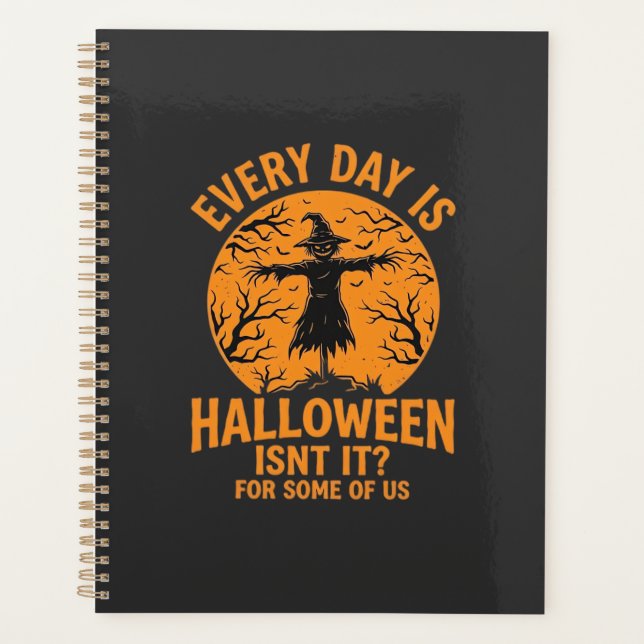 Chaque Jour Est Halloween Épouvantail Sorcière Con (Devant)