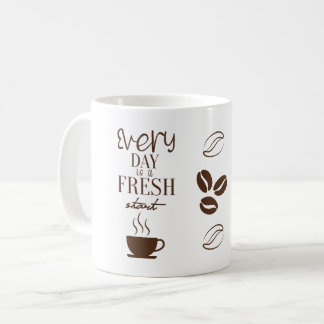 Chaque Jour Est Un Nouveau Départ Design De Mug Mo