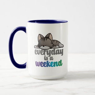 Chaque jour est un week-end de café Mug