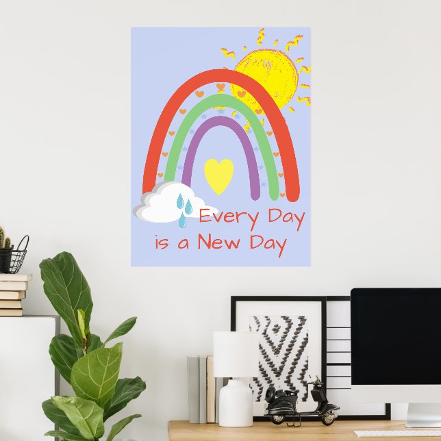 Chaque jour est une affiche du jour (Bureau à domicile)