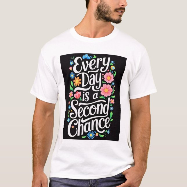 Chaque Jour IA A Second Chance T-Shirt De Luxe (Devant)