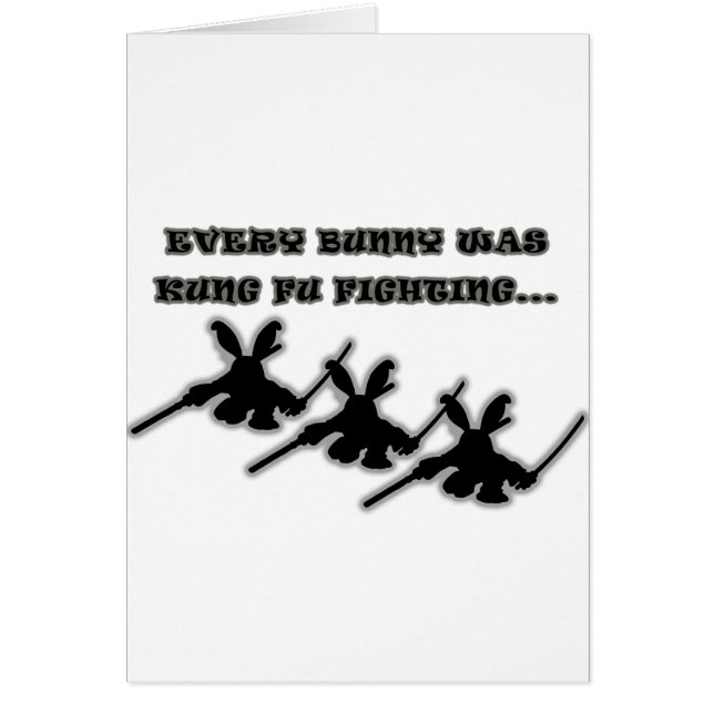 Chaque lapin était fu de kung combattant… (Devant)
