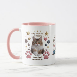 Chaque Meow Matters - 11 oz Combo Mug avec Pawsiti