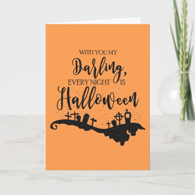 Chaque nuit est la carte graphique Halloween (Devant)